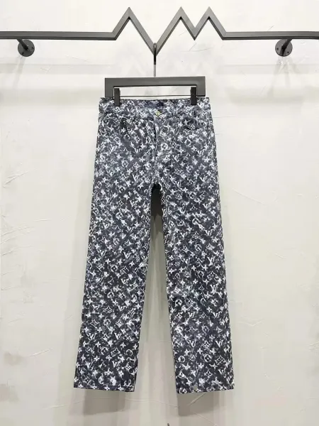 Louis Vuitton Monogram Washed Denim Jeans - 1