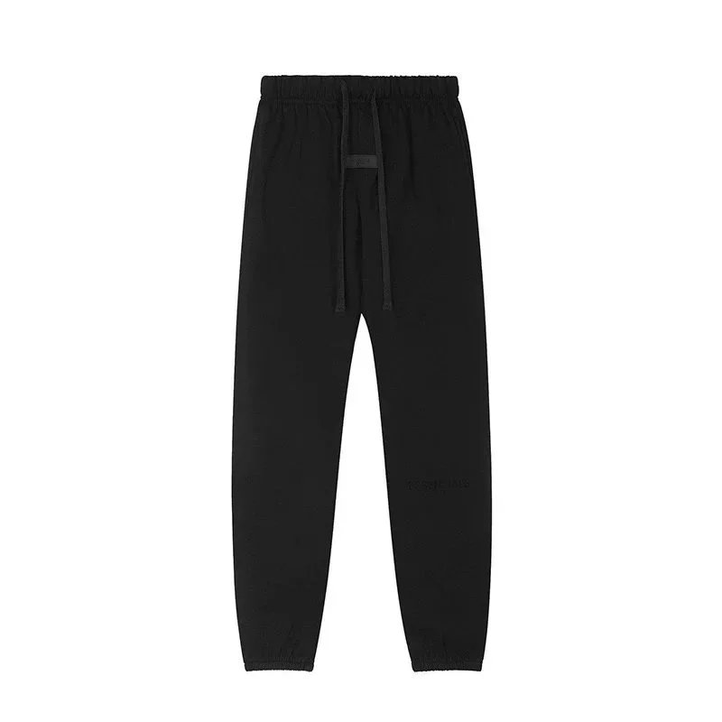 Fear of God Essentials Black Logo Sweatpants - 7