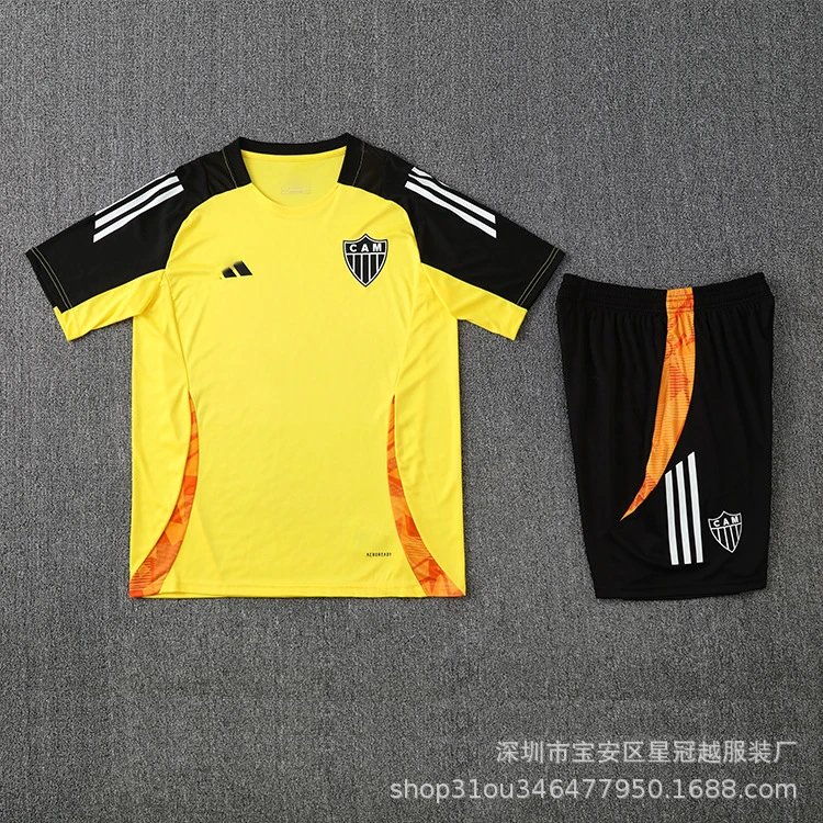Adidas Football Jerseys Short-Sleeve Training Jersey and Shorts Set — A- 25-26 Mineiro (1)