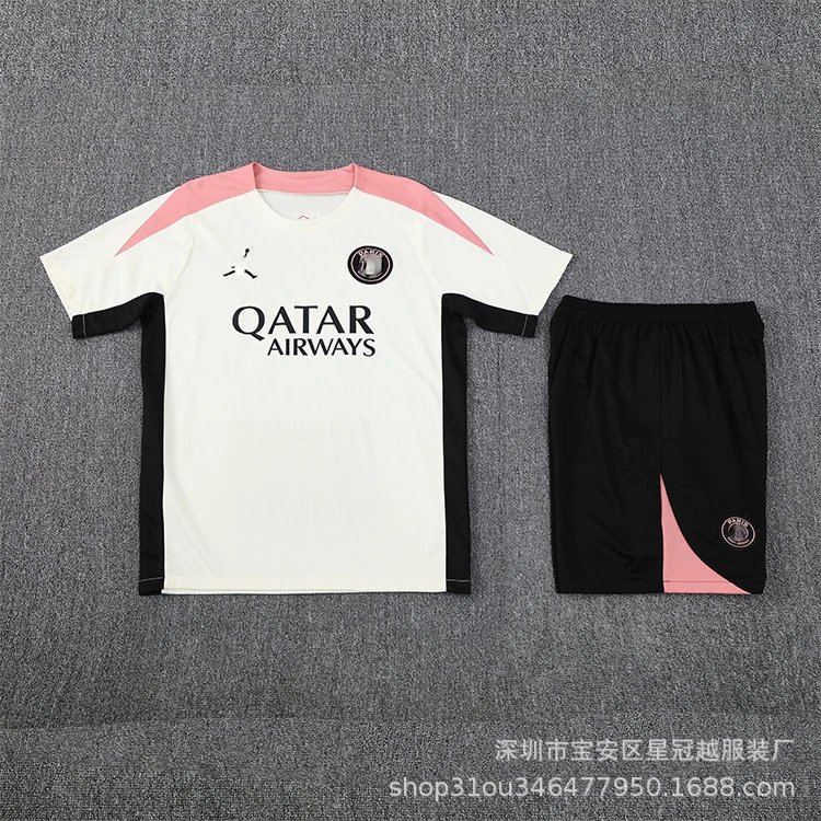 Adidas Football Jerseys Short-Sleeve Training Jersey and Shorts Set image 3
