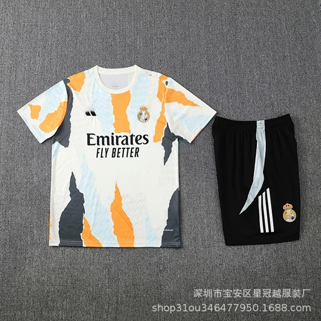 Adidas Football Jerseys Short-Sleeve Training Jersey and Shorts Set product detail image 4