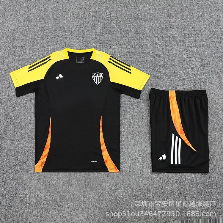 Adidas Football Jerseys Short-Sleeve Training Jersey and Shorts Set — A- 25-26 Mineiro (2)