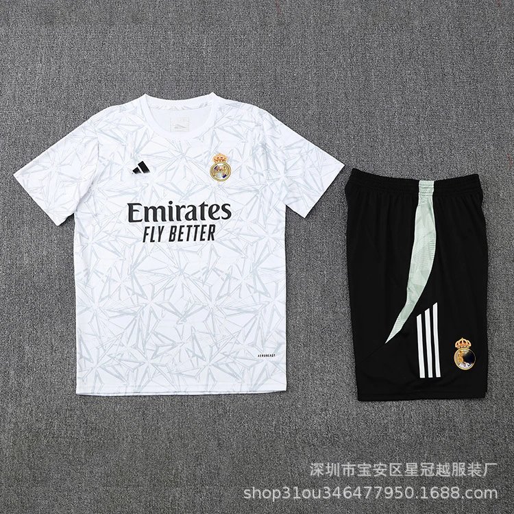 Adidas Football Jerseys Short-Sleeve Training Jersey and Shorts Set — A-25-26 HM(2)