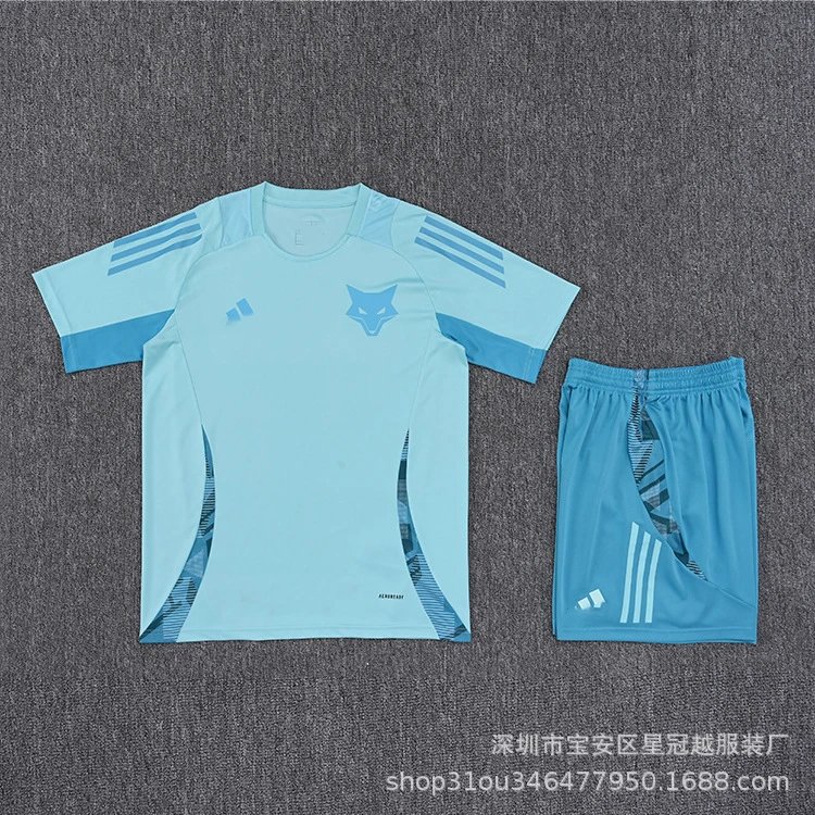 Adidas Football Jerseys Short-Sleeve Training Jersey and Shorts Set — A- 25-26 Cruzeiro (1)