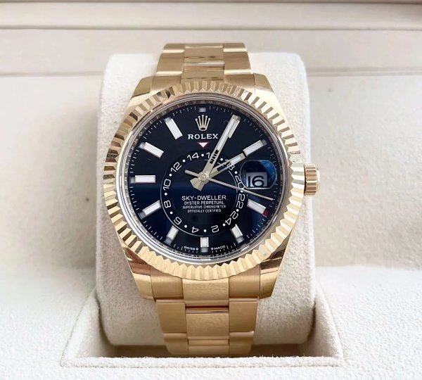 Rolex Sky-Dweller Blue Dial 18K Gold Mechanical Watch Watches product listing in Litbuy spreadsheet finds