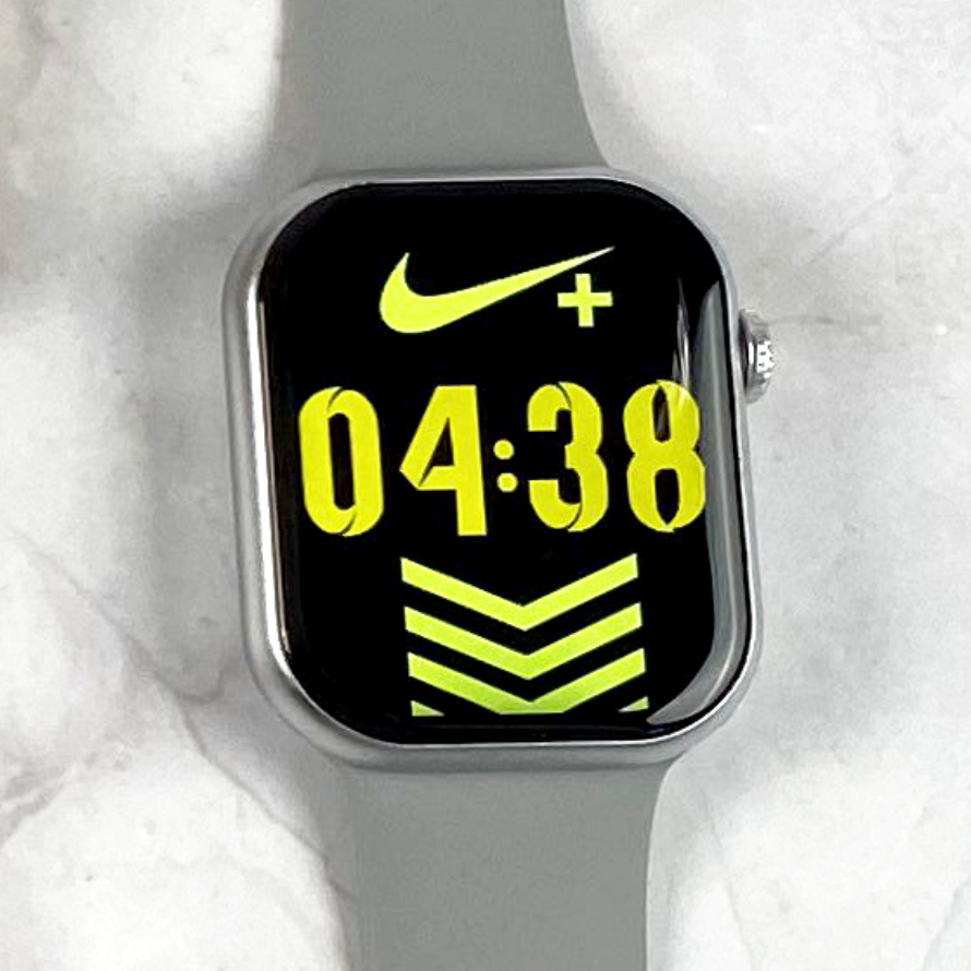 Nike x Apple Watch Series 7 Silver Gray Silver