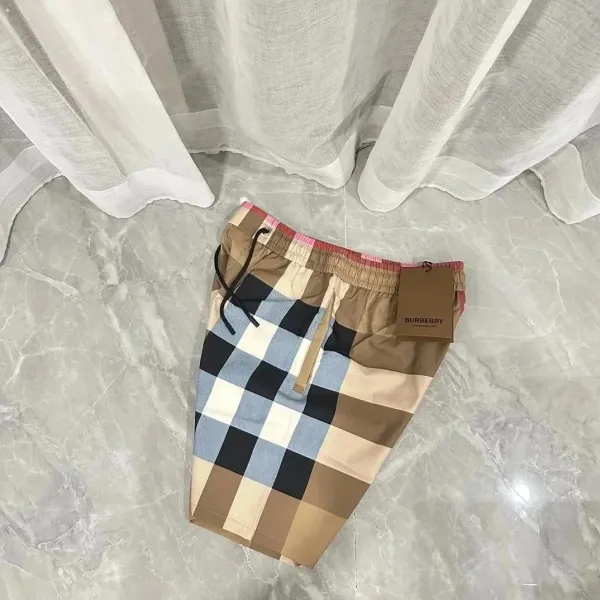 Burberry Classic Check Swim Shorts Navy - 6