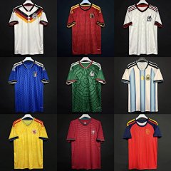 World Cup football jersey for Argentina, Germany, Portugal, Spain, Mexico, Belgium national team (please indicate name and number for customization, non refundable) - rav01