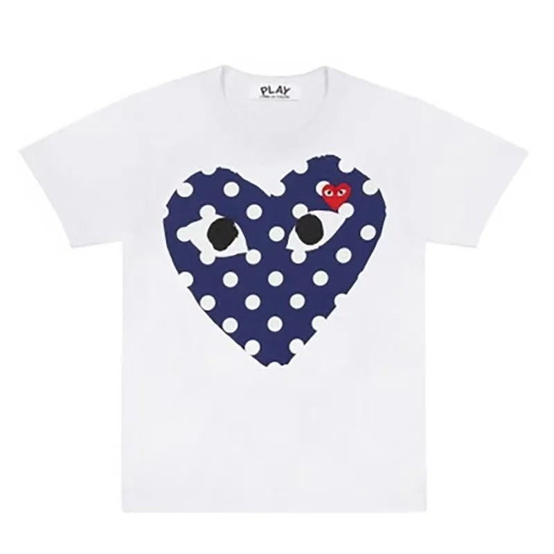 White Blue Polka Dot