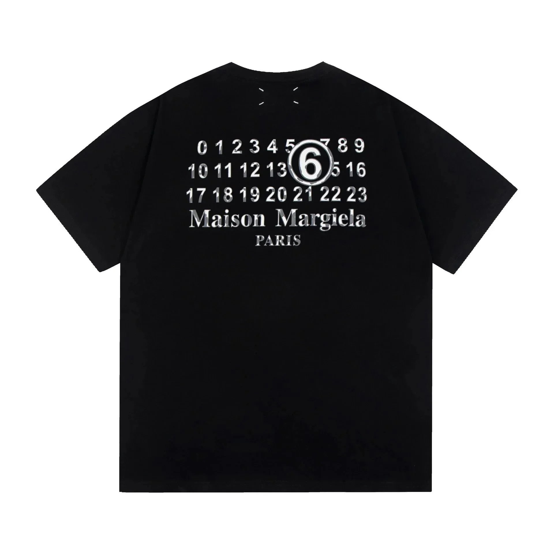 Maison Margiela MM6 Numeric Logo T-shirt Black