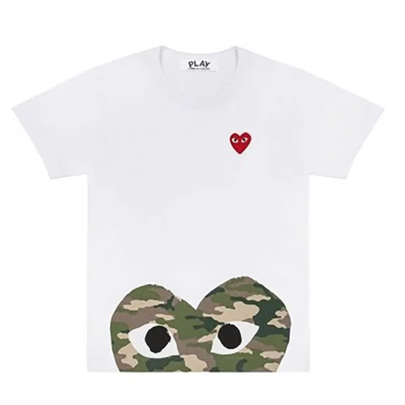White Camo Half Heart