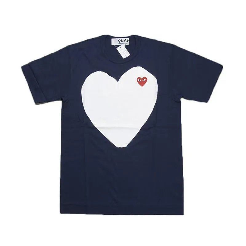 Blue Large White Heart