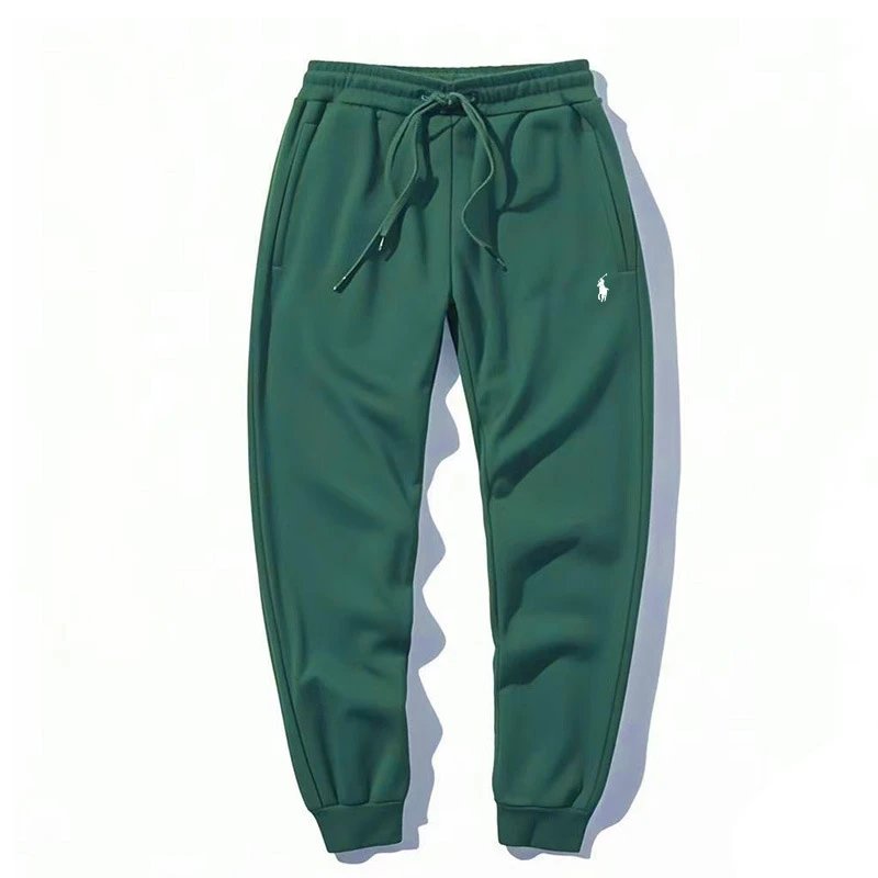 Green Pants with White Label