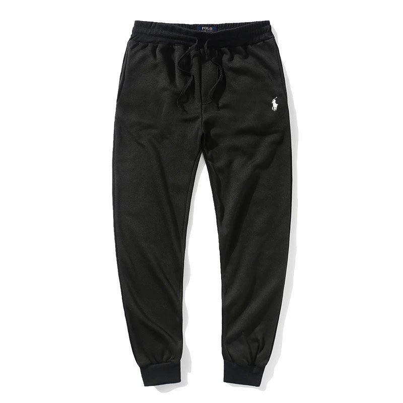 Black Pants with White Label