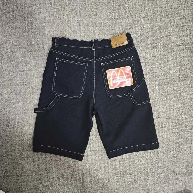 Travis Scott x McDonald's Collaboration Workwear Denim Shorts - rep Travis Scott