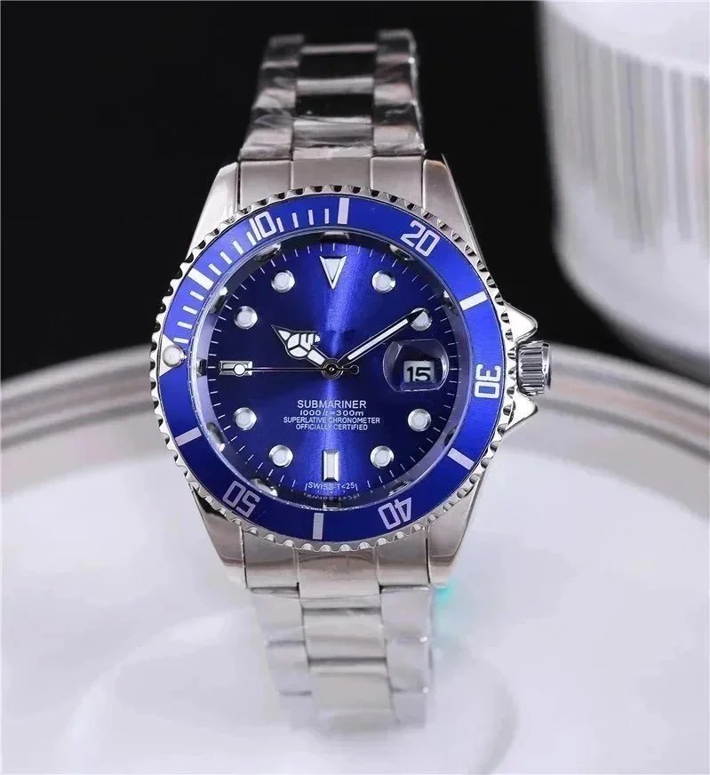 Rolex Datejust and Submariner — Blue side-1