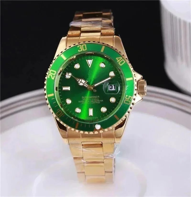 Rolex Datejust and Submariner — Green Surface-3