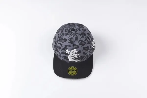 Design Embroidered Star Flame Cap Brown Baseball Cap - 33