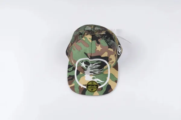 Design Embroidered Star Flame Cap Brown Baseball Cap - 28
