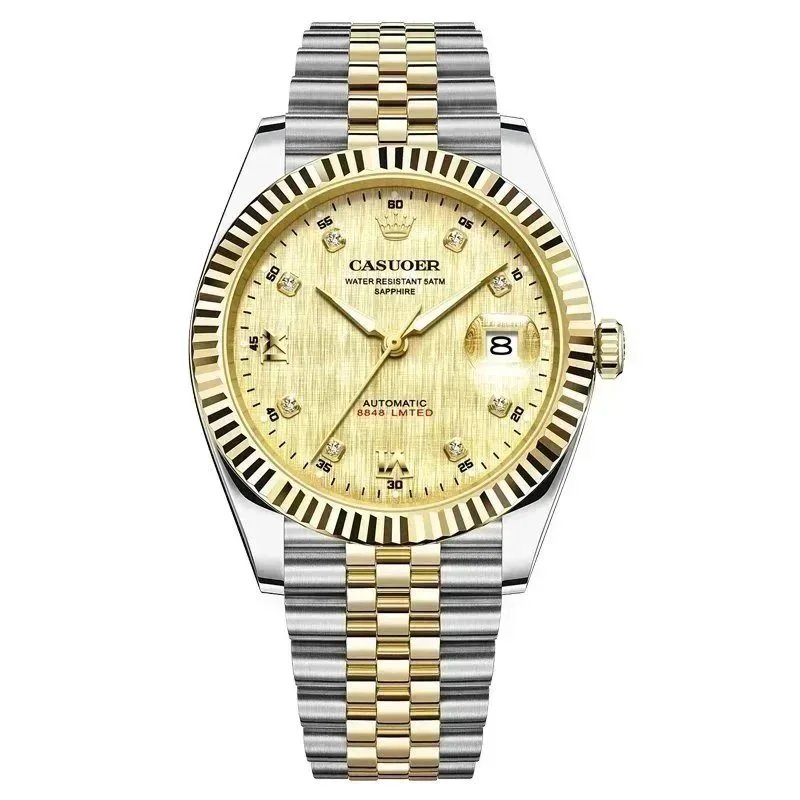 Rolex Datejust and Submariner — Golden Face-1