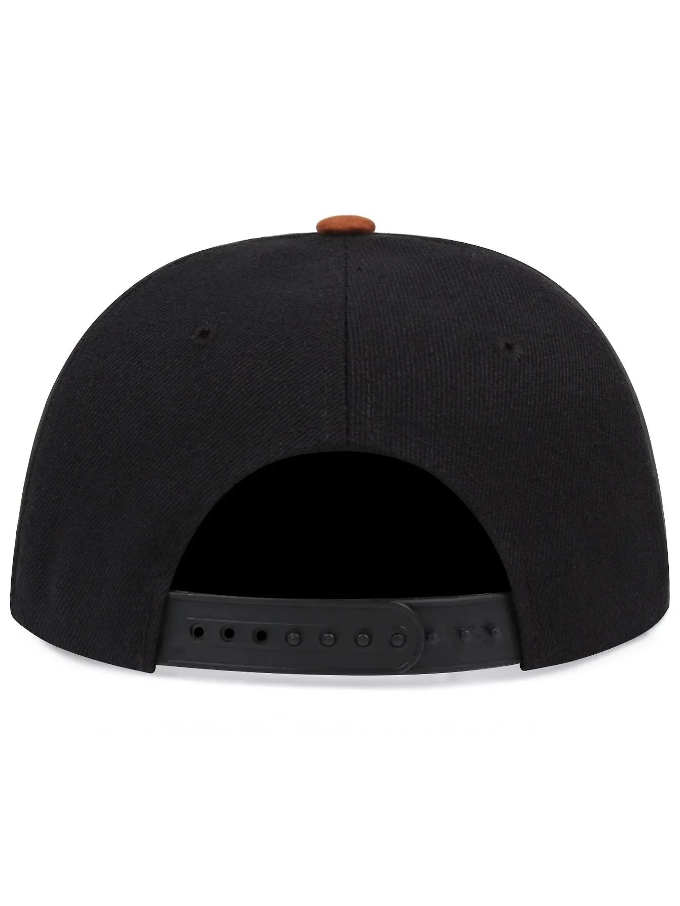 Brooklyn NYC Script Snapback Cap Red and Tan - 26