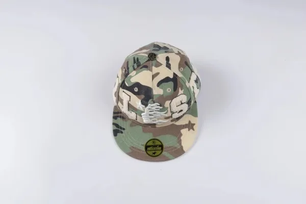 Design Embroidered Star Flame Cap Brown Baseball Cap - 31