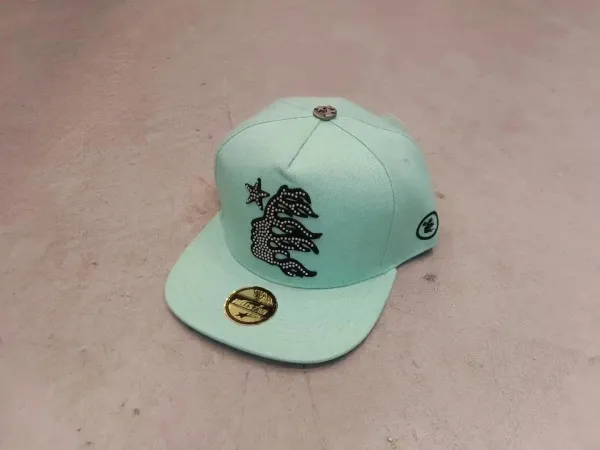 Design Embroidered Star Flame Cap Brown Baseball Cap - 15