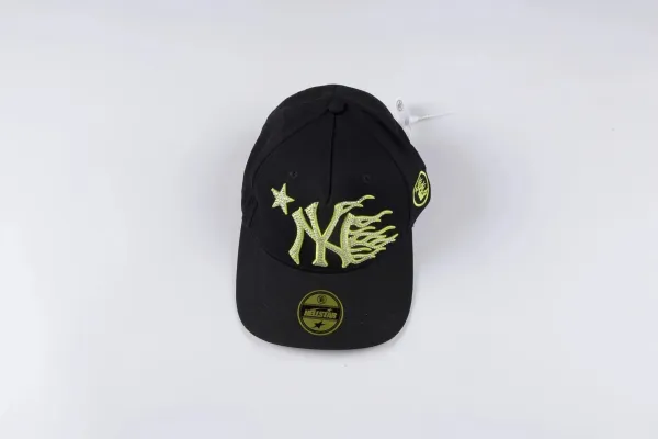Design Embroidered Star Flame Cap Brown Baseball Cap - 35