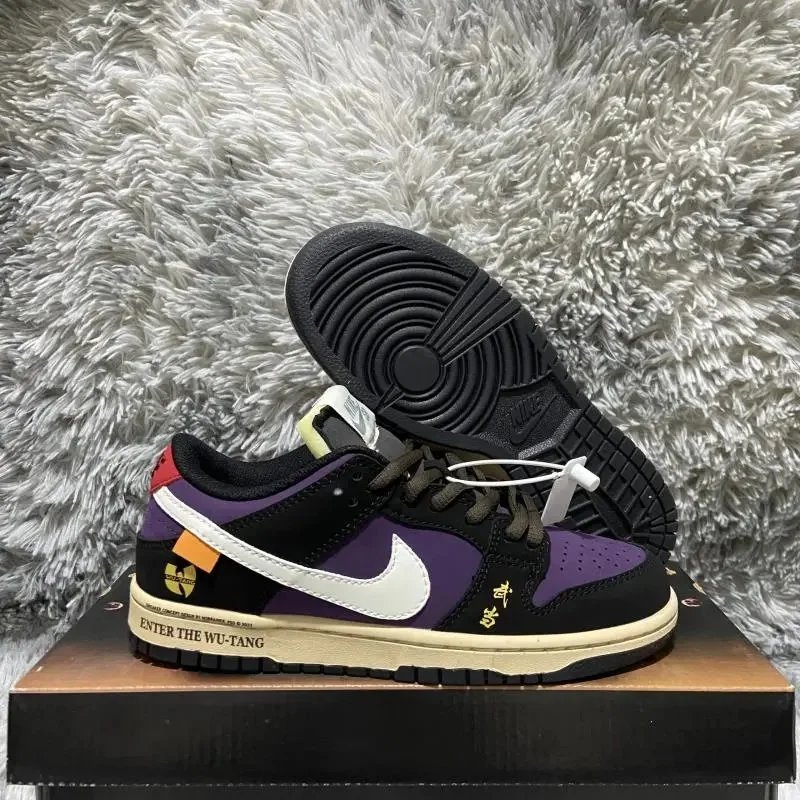 鼎级头层原盒莆田鞋 Nike Dunk ENTER THE WU-TANG DD1391-105武当紫黑 复古日常通勤百搭炫酷情侣鞋舒适轻便透气薄底防滑耐磨低帮休闲运动板鞋男鞋女鞋