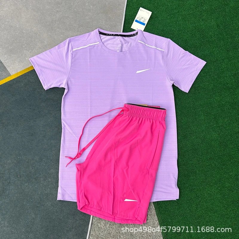 Crystal stripe purple+D218 rose red