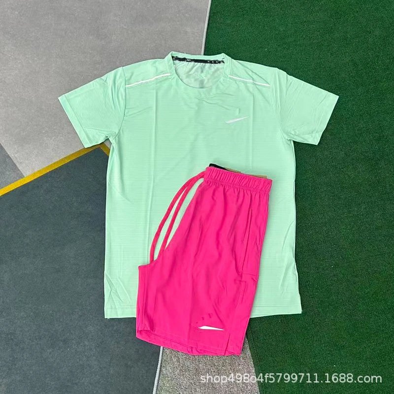 Crystal strip light green+D218 rose red