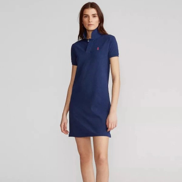 Polo Ralph Lauren Women's Short Sleeve Pique Polo Dress