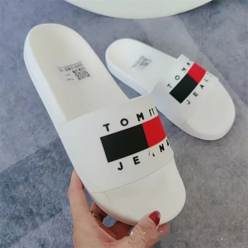 Tommy Jeans Flag Logo Strap Slide Sandals