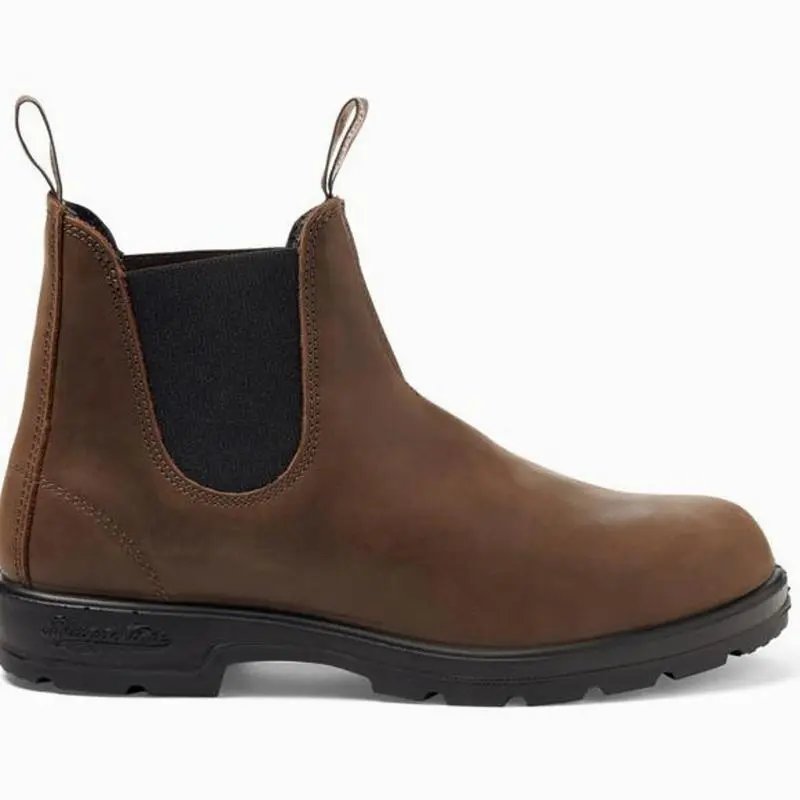 Blundstone Brown Leather Chelsea Ankle Boots