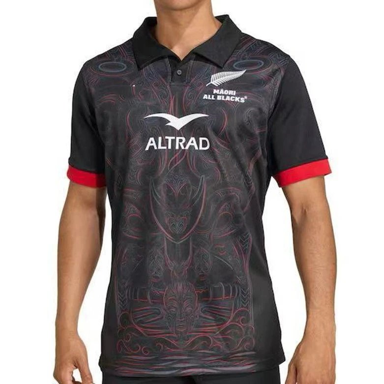 Macron Rugby Jersey All Blacks Maori France Wales