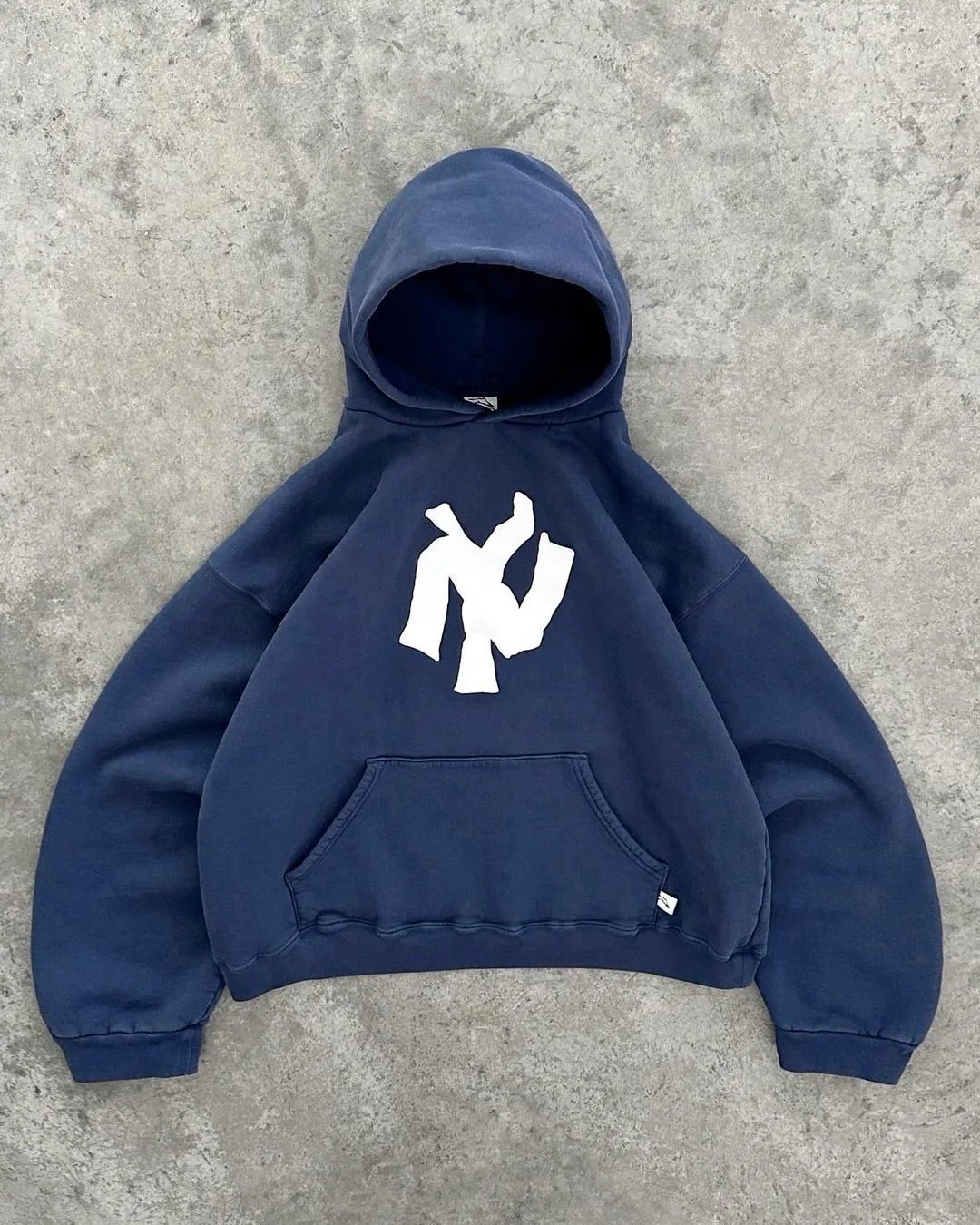 o.versize Oversized Hoodie with New York Yankees Logo