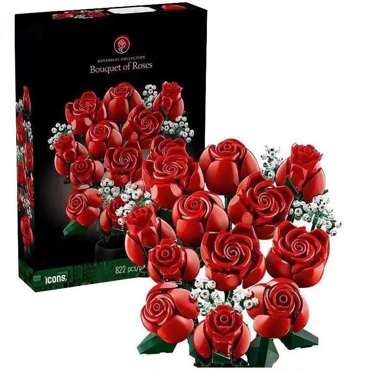 LEGO Icons Botanicals Flower Bouquet Building Set Collection