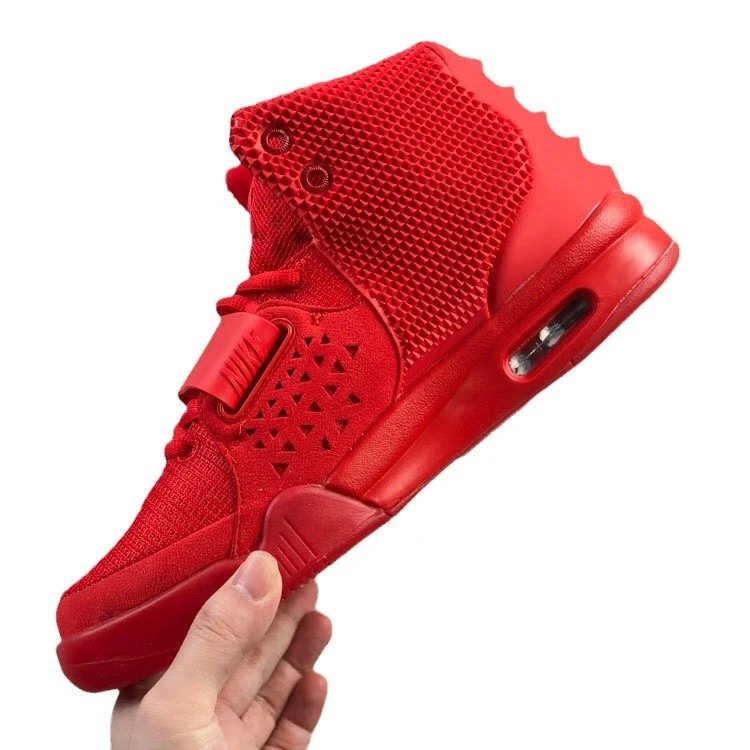 Nike Air Yeezy 2 High-Top Basketball Sneakers with Strap