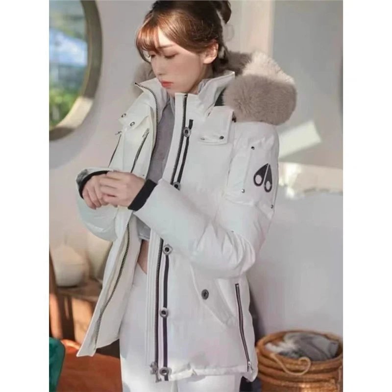 Moose Knuckles 3Q Down Parka with Fur Trim Hood