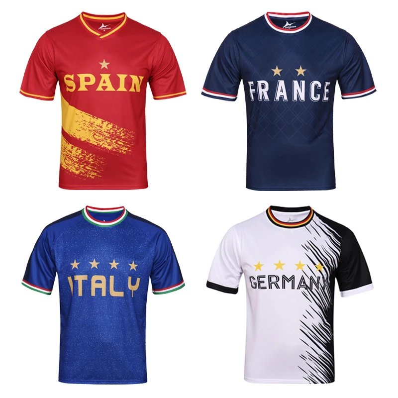 Xuruida National Team Soccer Jersey Short Sleeve Shirt