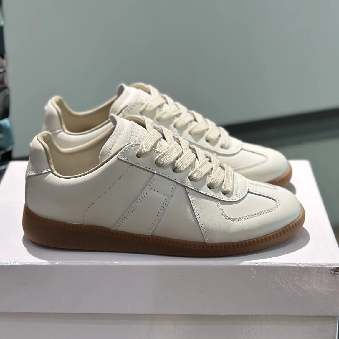 Pure White Leather