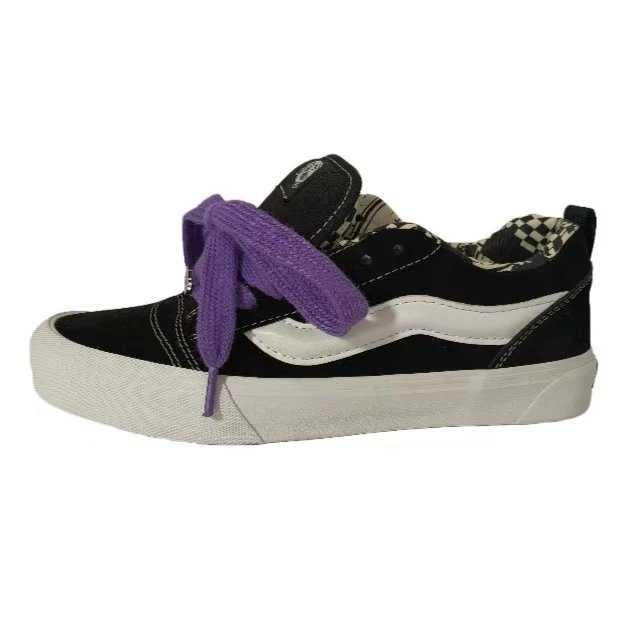 Vans Knu Skool Puffy Tongue Low Top Skate Sneakers