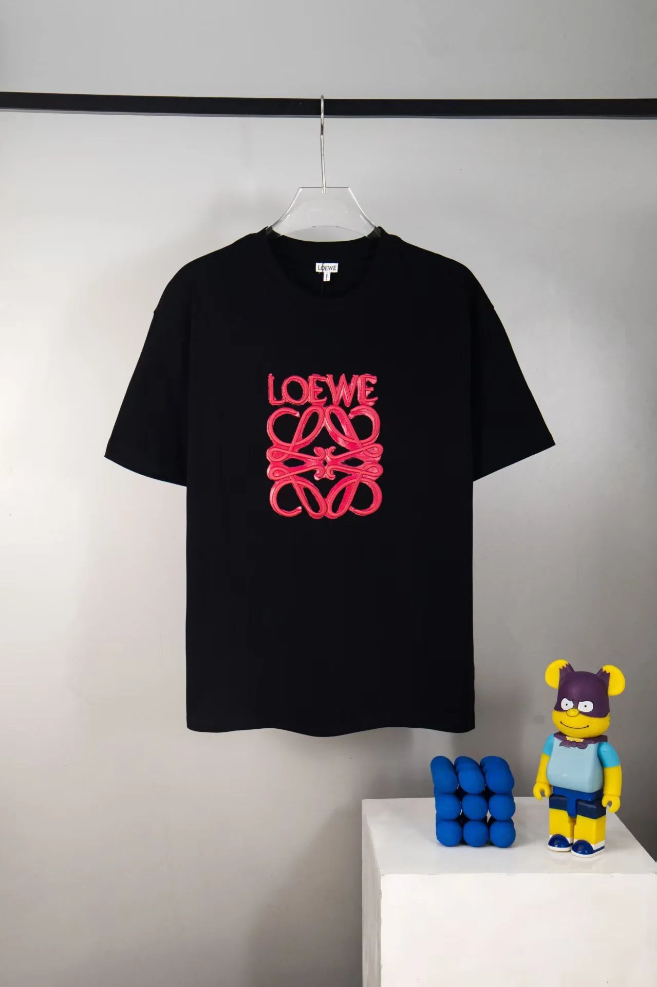 Loewe Anagram Logo and Pocket Detail Graphic T-Shirt