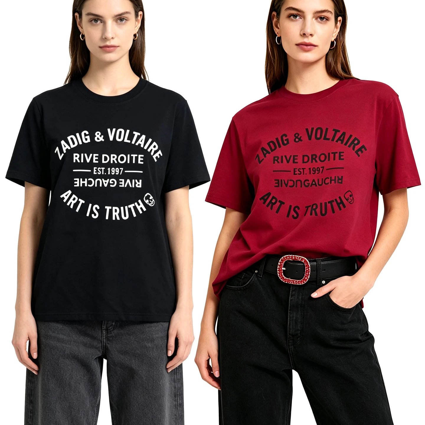 Zadig & Voltaire Rive Droite Art Is Truth Graphic T-Shirt