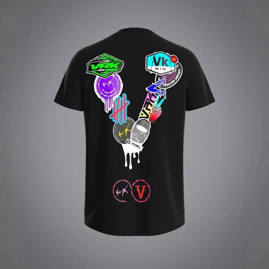 VRUNK Men's Graphic Print Short Sleeve T-Shirt