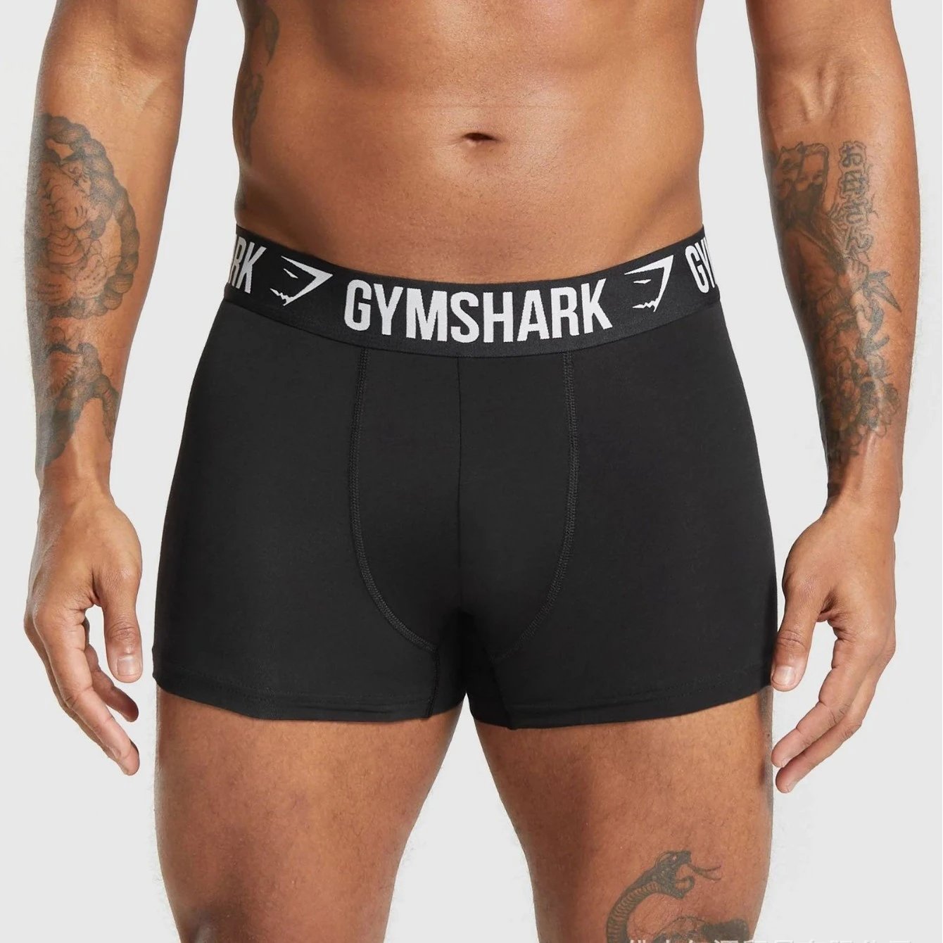 Gymshark Men's Performance Boxer Briefs with Logo Waistband