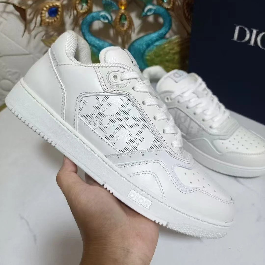 Dior B27 Low-Top Sneaker with Oblique Print Side Panel