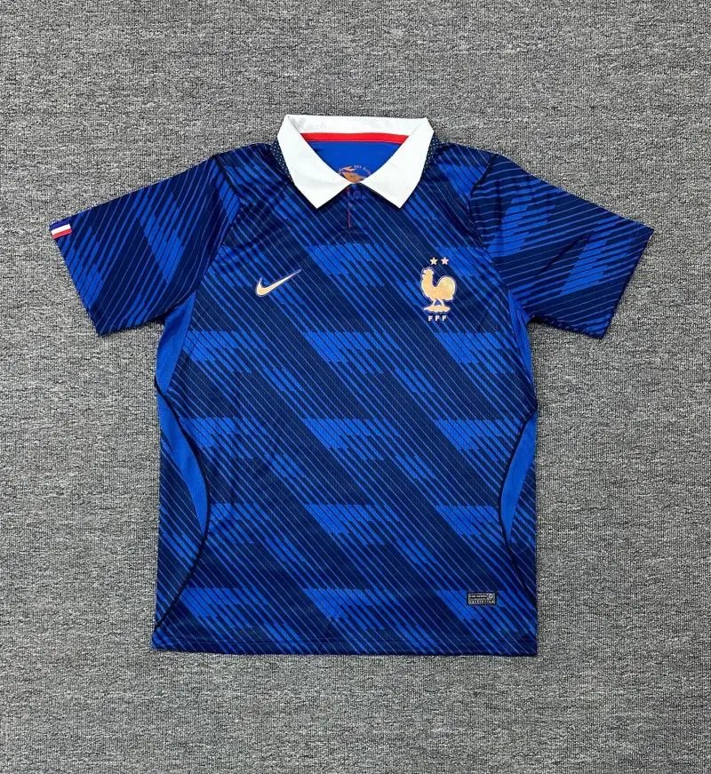 Nike France National Team Soccer Jersey Blue Geometric