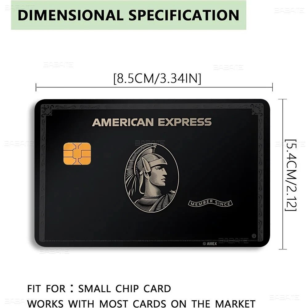 Babaite American Express Style Protective Credit Card Sticker Skin