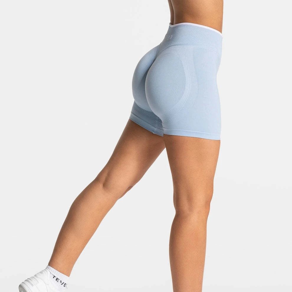 T.EVEO Women's Seamless High-Waist Yoga Shorts